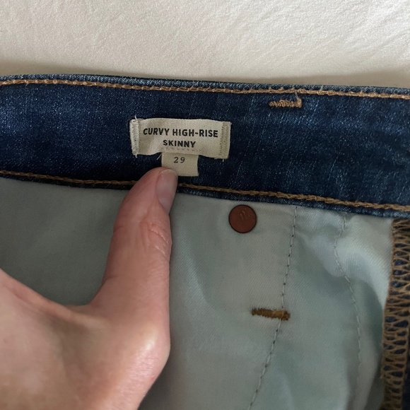 Madewell Curvy High-Rise Skinny Jeans Size 29 - Picture 4 of 8